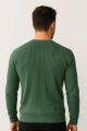Bisiklet Yaka Modern Kesim Erkek Triko Kazak YEŞİL YEŞİL - XXL