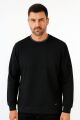 Uzun Kollu Bisiklet Yaka Erkek Sweatshirt LACİVERT LACİVERT - XXL