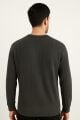 Bisiklet Yaka Uzun Kollu İnce Esnek Regular Kesim Erkek Sweatshirt 95219 ANTRASİT ANTRASİT - S