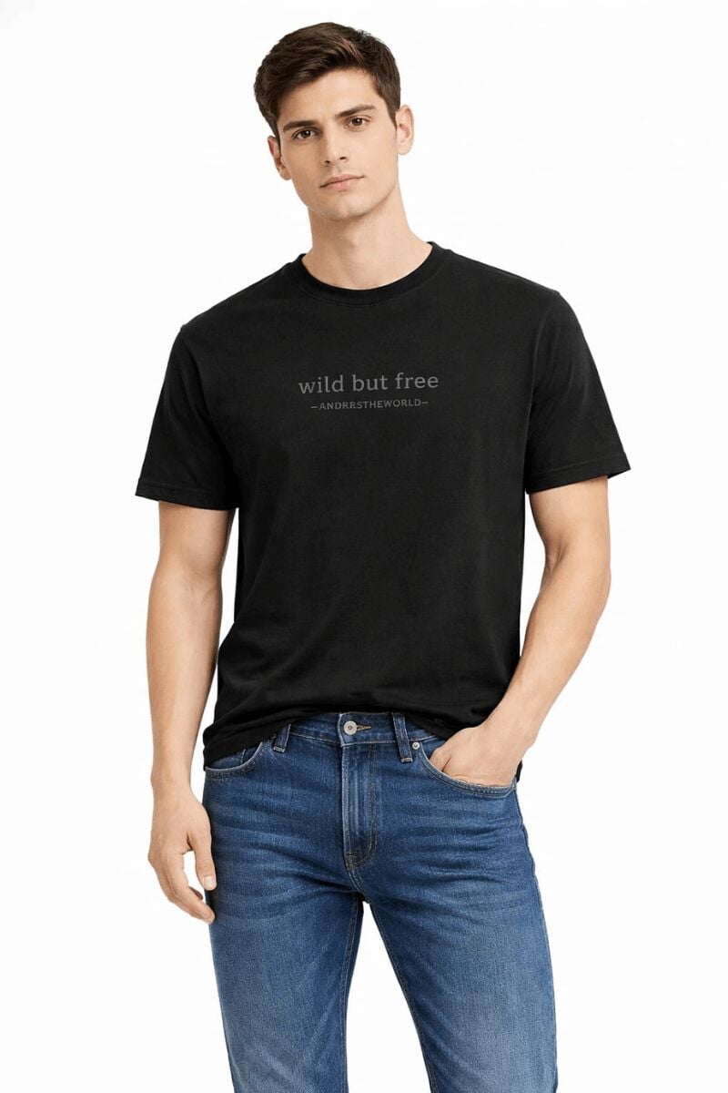 Bisiklet Yaka Kısa Kollu Rahat Ve Şık Günlük Kombinlere Uygun Erkek Tshirt 95304 SİYAH