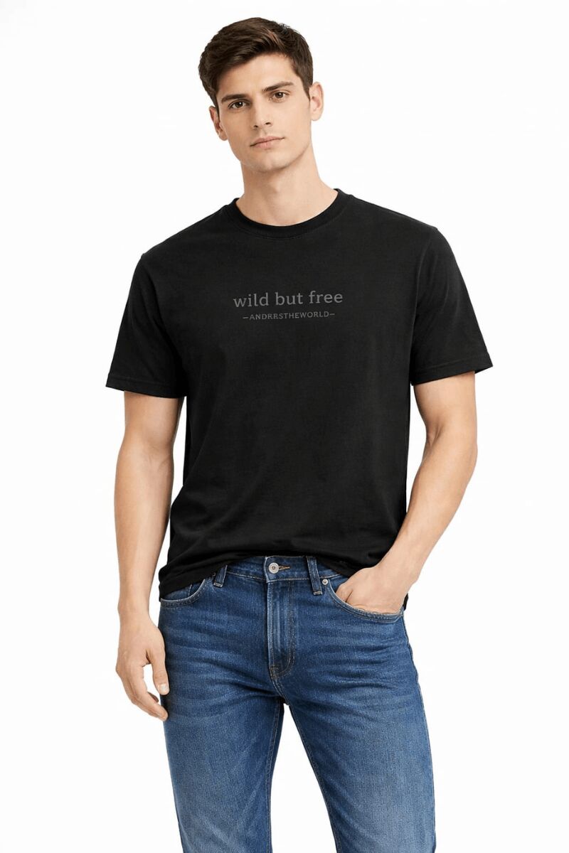 Bisiklet Yaka Kısa Kollu Rahat Ve Şık Günlük Kombinlere Uygun Erkek Tshirt 95304 SİYAH