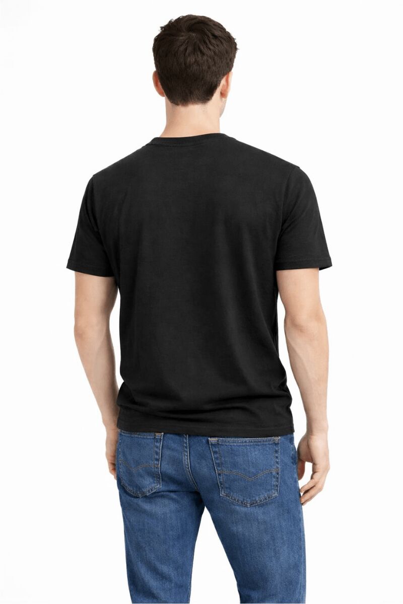 Bisiklet Yaka Kısa Kollu Rahat Ve Şık Günlük Kombinlere Uygun Erkek Tshirt 95304 SİYAH