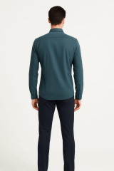 Uzun Kollu Düğmeli Klasik Yakalı Şık Ve Rahat Erkek Gömlek  96150