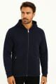Sweat Fermuarlı Kapşonlu Kendi Çizgili 95093 LACİVERT