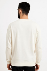 Uzun Kollu Bisklet Yakalı  Viscone Karışımlı Regulear Kesim Rahat Sade Sweatshirt 95256-27