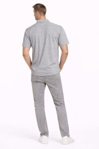 Erkek Pamuklu Gömlek 95152 GRİ GRİ - XXL