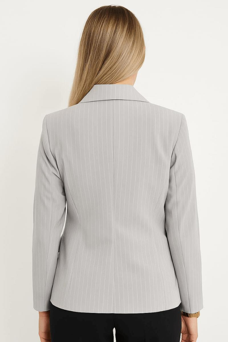 Düğme Dedaylı Astarlı Uzun Kollu Blazer Ceket  2110