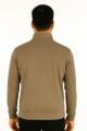 Uzun Kollu Yarım Fermuarlı Pamuk Karışımlı Regular Erkek Dik Yaka Sweatshirt 95270 BEJ
