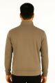 Uzun Kollu Yarım Fermuarlı Pamuk Karışımlı Regular Erkek Dik Yaka Sweatshirt 95270 BEJ BEJ - S