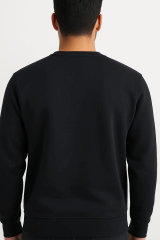 Uzun Kollu İçi Pamuklu Önden Baskılı Pamuk ve Poliester Karışımından Oluşan Hem sıcak Tutan Hemde Dayanıklı  Erkek Sweatshirt 675