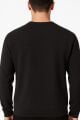 Uzun Kollu Pamuk Karışımlı Bisiklet Yakalı Reguler Kesim Rahat Erkek Sweatshirt 95155 SİYAH