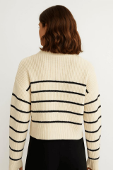 Çizgili Kolu Duble Kazak 6884