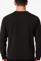 Uzun Kollu Pamuk Karışımlı Bisiklet Yakalı Reguler Kesim Rahat Erkek Sweatshirt 95155 SİYAH SİYAH - S