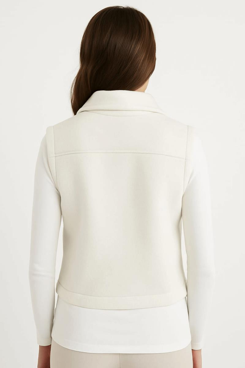 Düğme Detaylı Üç İplikli Yelek 5043-24