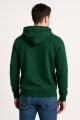 Uzun Kollu Kanguru Cepli Pamuk Karışımlı Baskılı Erkek Kapüşonlu Sweatshirt 678 HAKİ HAKİ - S