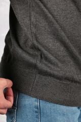 Uzun Kollu Tam Balıkçı Yaka Boğazlı Pamuk Ve Akrilik Karışımlı Boğazlı Erkek Kazak 93042