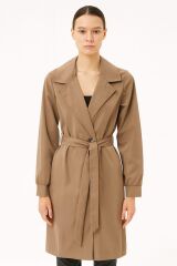 IRK Bayan Tranç Kot Kılasik Belden Kemerli