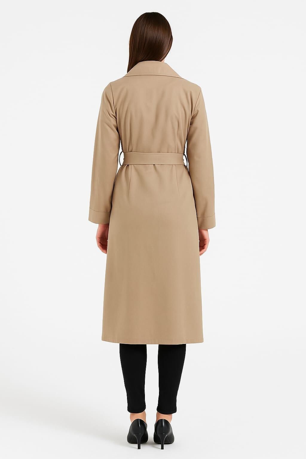 IRK Bayan Tranç Kot Kılasik Belden Kemerli