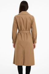 IRK Bayan Tranç Kot Kılasik Belden Kemerli