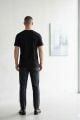 Erkek Basic Bisiklet Yaka Oxford Tişört 2512 SİYAH SİYAH - XXL