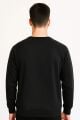 Bisiklet Yaka Uzun Kollu Pamuk Karışımlı Regular Erkek Baskılı Sweatshirt 95154 SİYAH