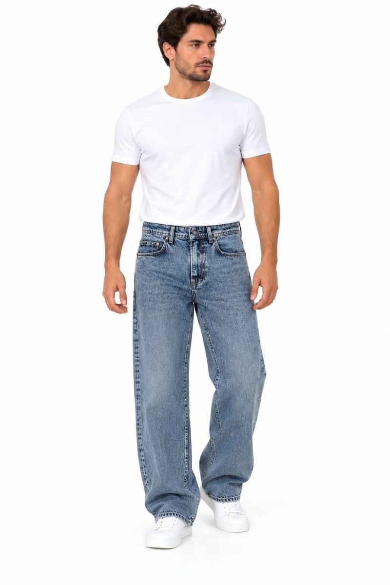 Erkek Baggy Pantolon Factor5104 MAVİ MAVİ - 32