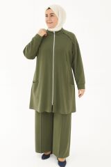 IRK Cepli Fermuarlı Alt Üst Takım Bayan  B05970