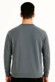 Bisiklet Yaka Uzun Kollu Pamuk Karışımlı Regular Erkek Baskılı Sweatshirt 95154 ANTRASİT ANTRASİT - S