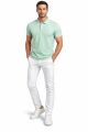 Erkek Tişört  Polo Yaka % 100 Pamuk  5404 MİNT MİNT - XXL