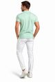 Erkek Tişört  Polo Yaka % 100 Pamuk  5404 MİNT MİNT - XXL
