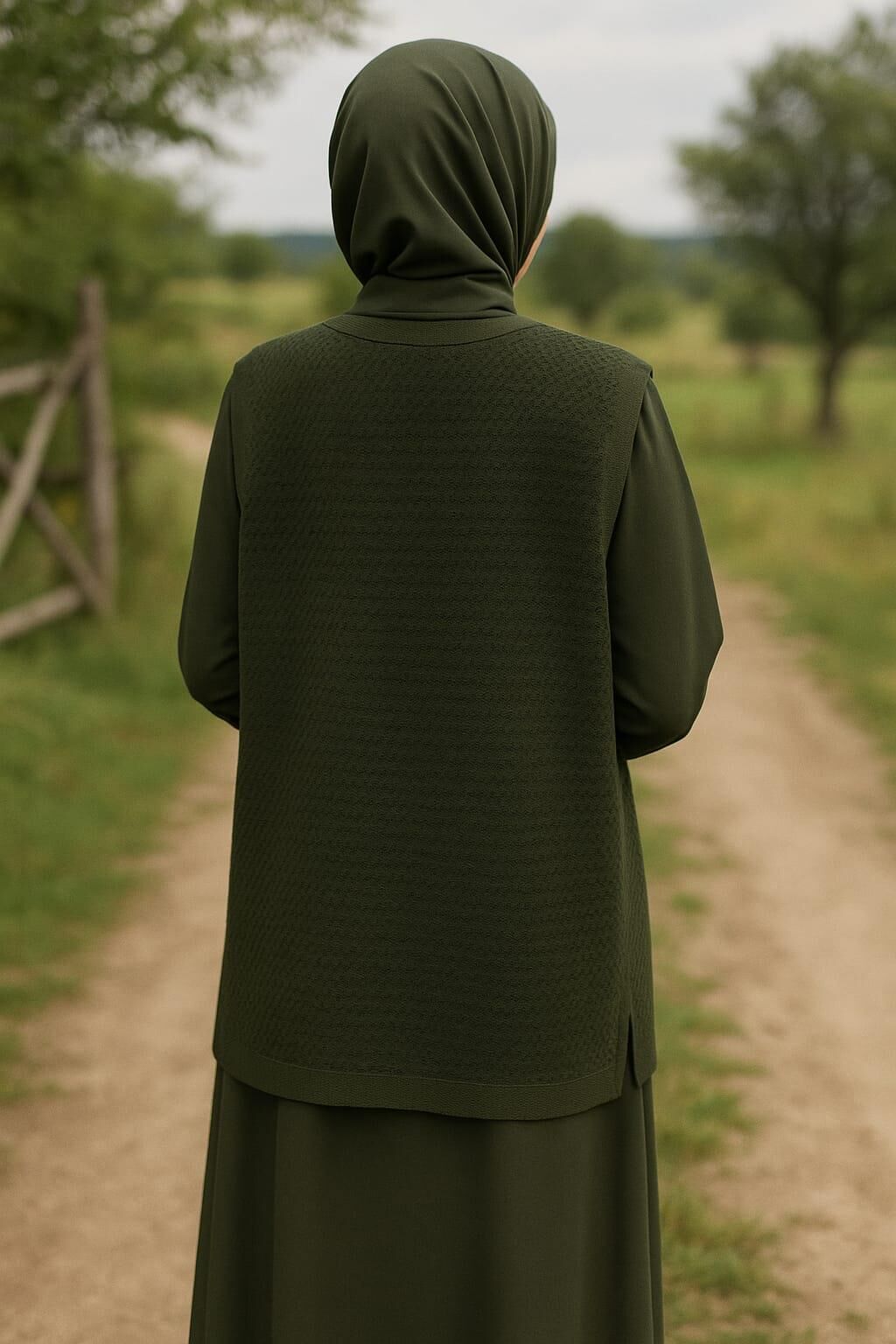 B05852 Düğmeli Yandan Cepli Battal Yelek