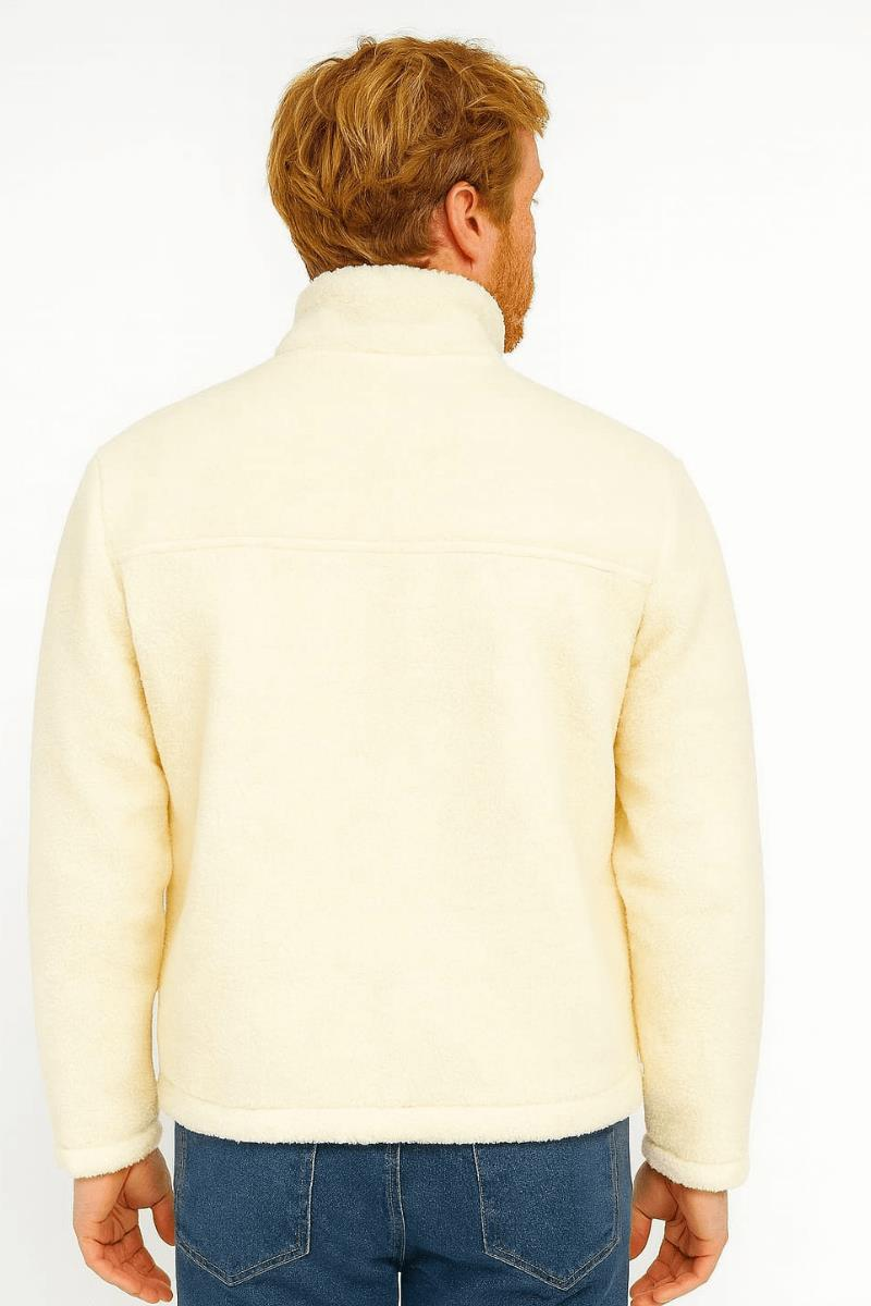 Erkek Fermuarlı Peluş Ceket 95214