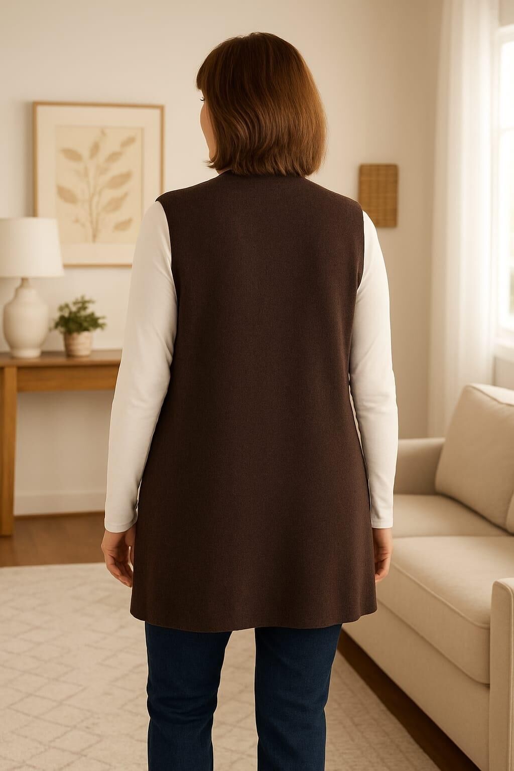 Irk Bayan Sakallı Yelek 05981