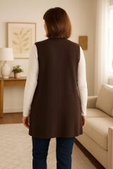 Irk Bayan Sakallı Yelek 05981