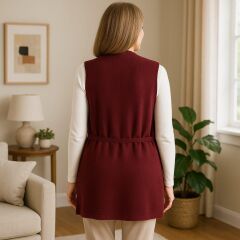 Irk Bayan Sakallı Yelek 05981