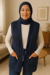 Irk Bayan Sakallı Yelek 05981