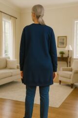 Irk Bayan Tunik Anne Gurubu ve Taş Detaylı B05759