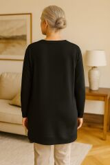 Irk Bayan Tunik Anne Gurubu ve Taş Detaylı B05759