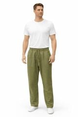 Pamuklu Yandan Cepli İpli Rahat Erkek Jagger Pantolon Günlük Kombinlere Uygun HAKİ