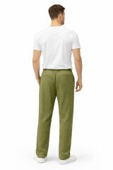 Pamuklu Yandan Cepli İpli Rahat Erkek Jagger Pantolon Günlük Kombinlere Uygun HAKİ