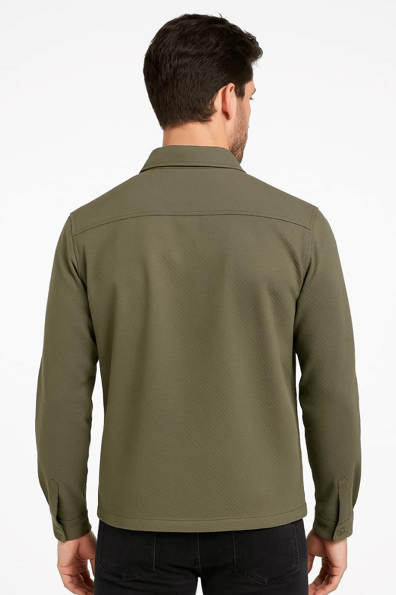 Erkek  Gömlek Yaka Mont 713
