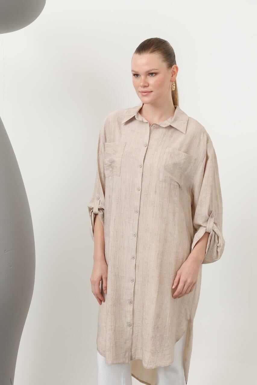 Bayan Uzun Gömlek Tunik 10639