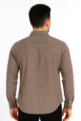 Tek Cep Detaylı Uzun Kollu Gömlek