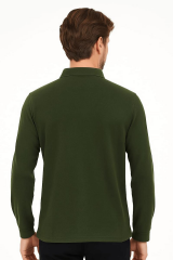 Klasik Yaka  Uzun Kollu Basic ve Kalın Gömlek  695