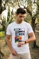Erkek Basic Bisiklet Yaka Tişört 95167 BEYAZ
