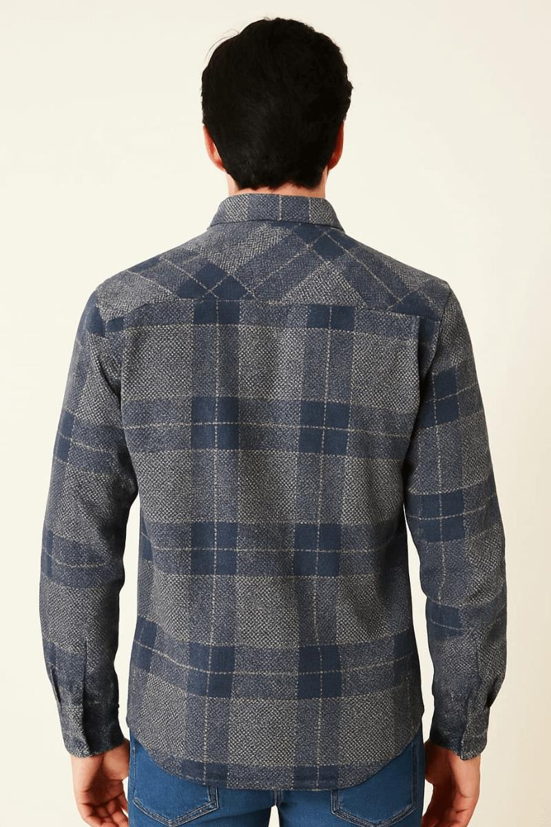 Regular Fit Uzun Kollu Düğmeli Klasik Yaka Oduncu Gömlek