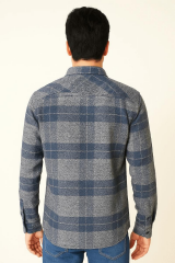 Regular Fit Uzun Kollu Düğmeli Klasik Yaka Oduncu Gömlek