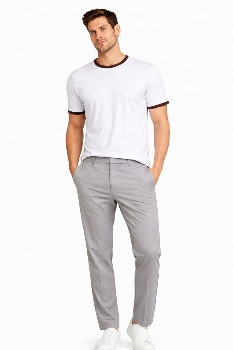 Regular Fit Pike Chino Erkek Pantolon 84 FÜME