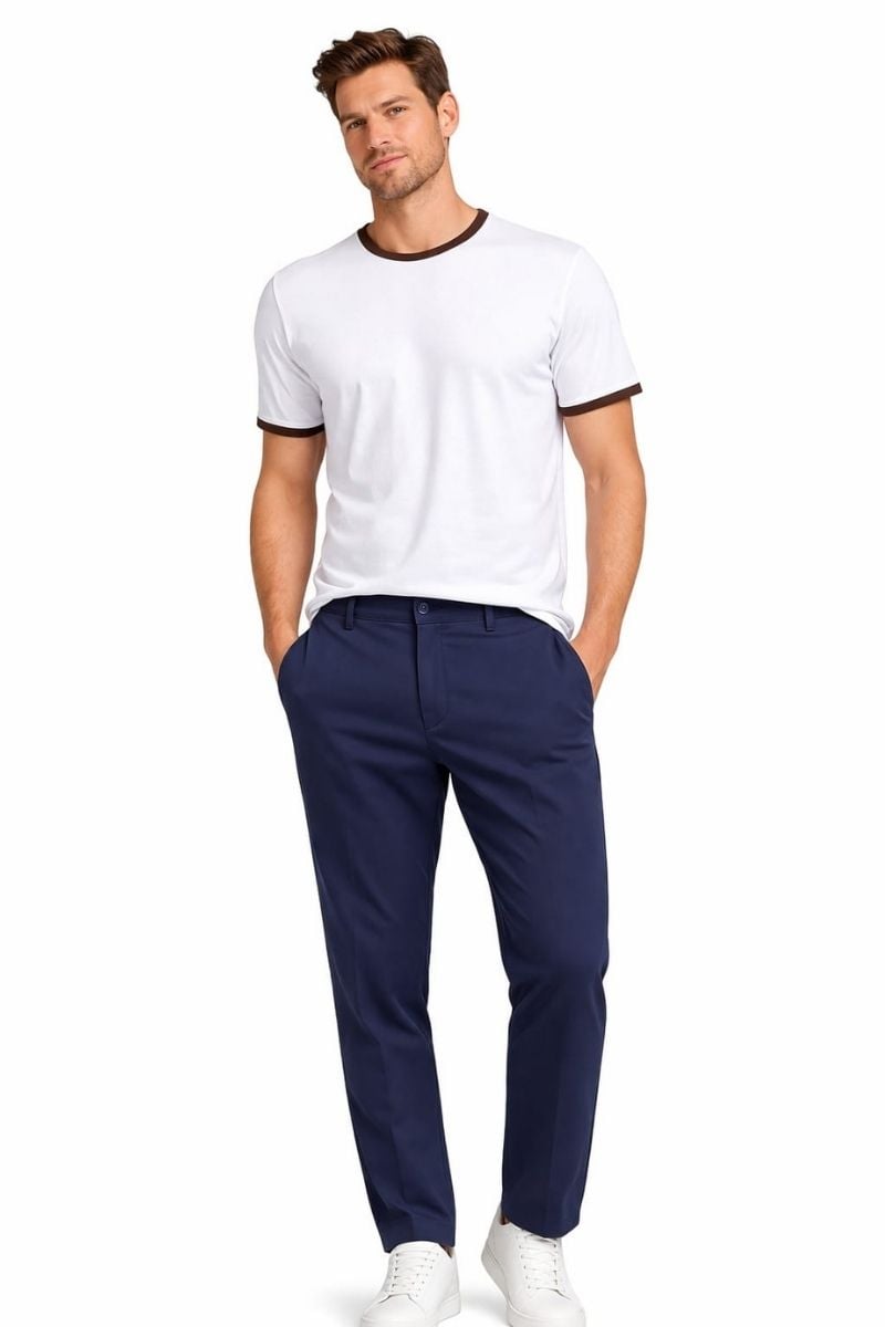 Regular Fit Pike Chino Erkek Pantolon 84 LACİVERT