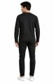 Erkek Bisiklet Yaka sweatshirt 95180 SİYAH SİYAH - L